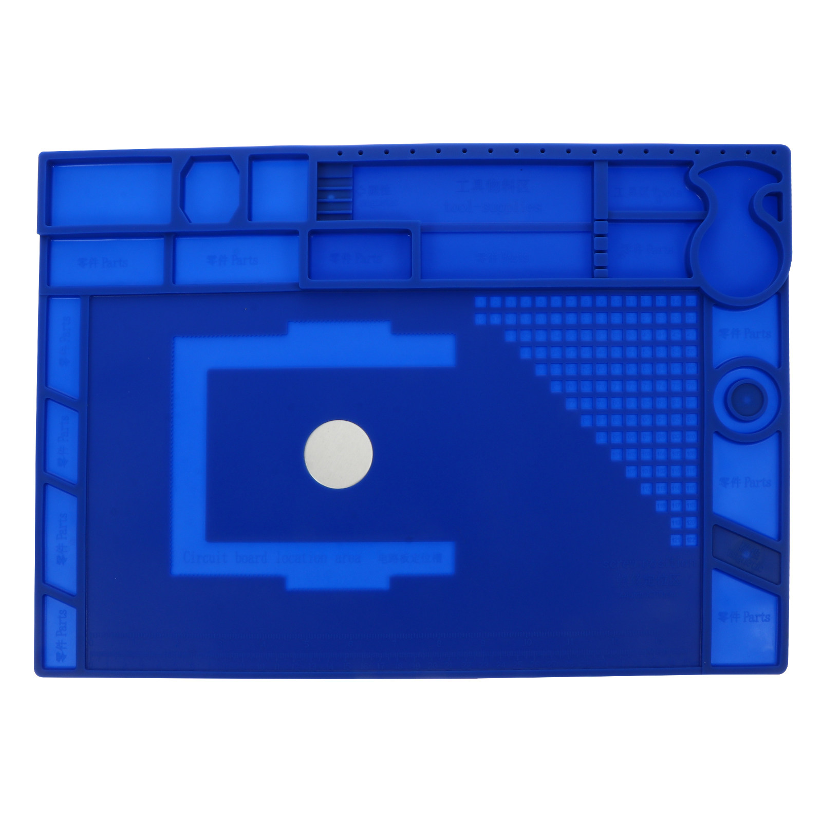 Heat Resistant Mat - Large Silicone Electronics Repair Mat Magnetic