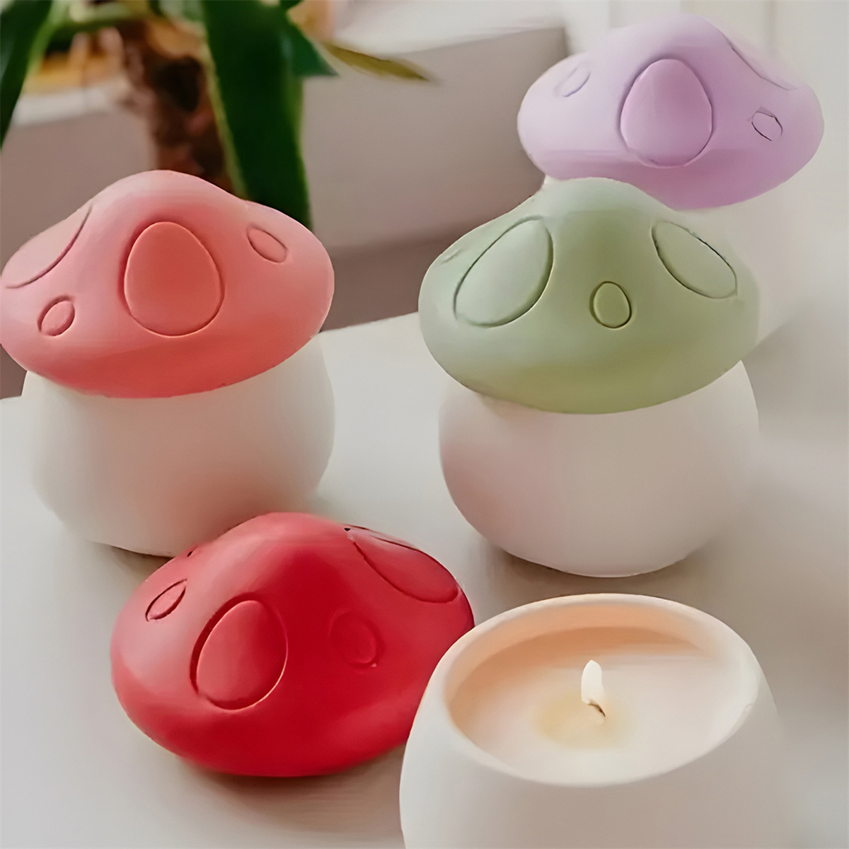 Candle Supplies Jars - Mushroom House Jewelry Storage Box Silicone