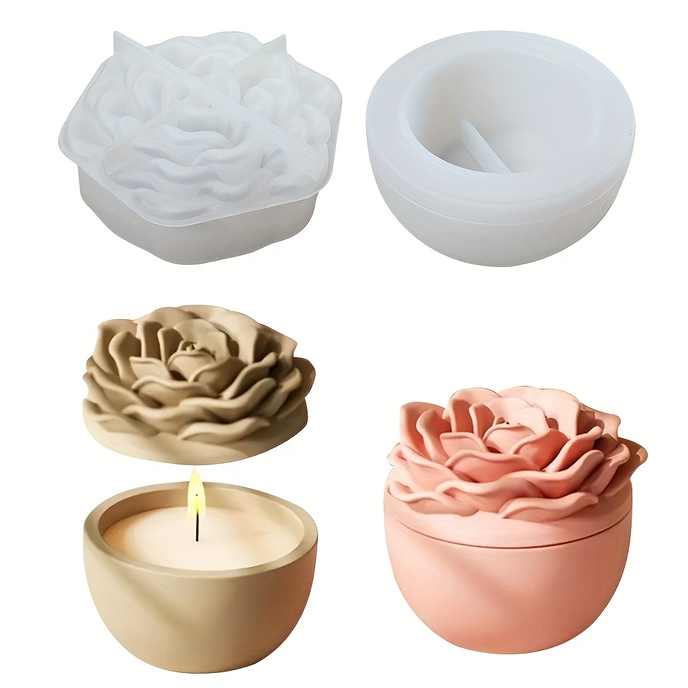 Silicone molds for floral resi - Candle Supplies Jars recension och pris