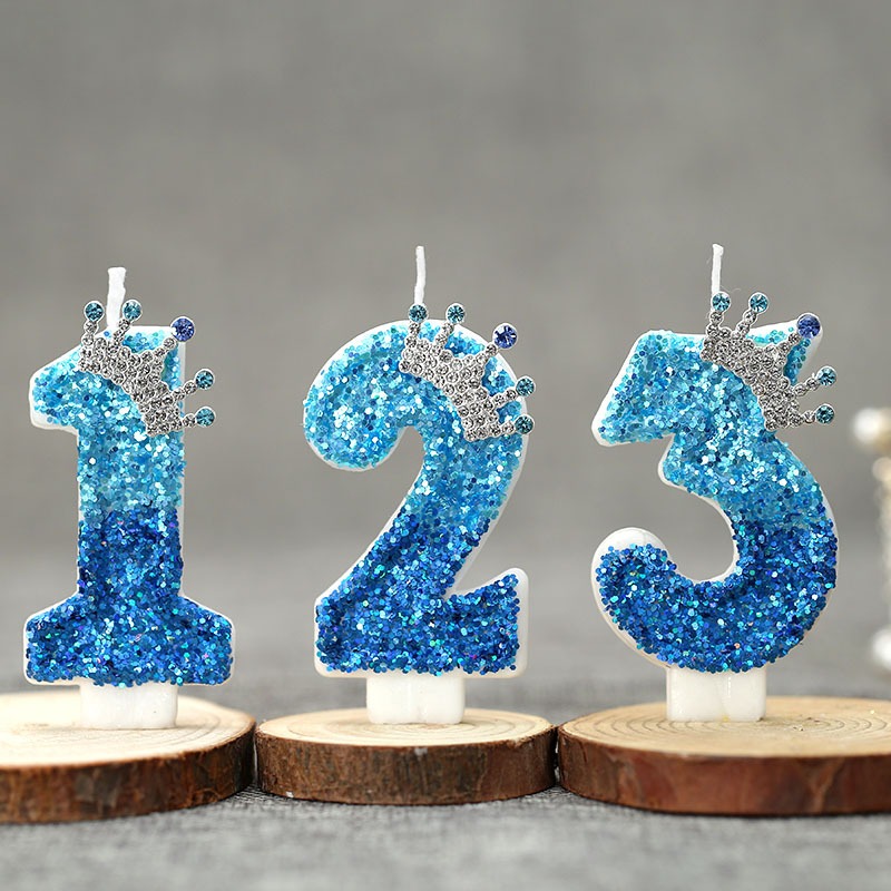 Creative Peacock Blue Crown Di - Candle Supplies Free Shipping recension och pris