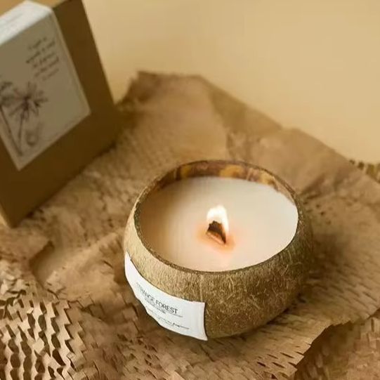 Natural Coconut Shell Scented  - Candle Supplies Free Shipping recension och pris