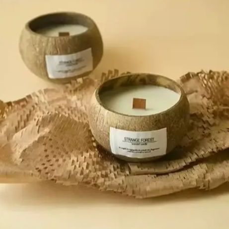 Natural Coconut Shell Scented  - Candle Supplies Free Shipping recension och pris