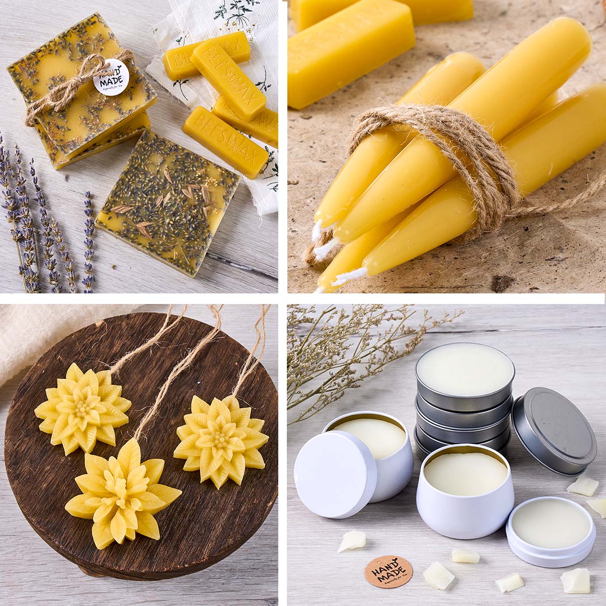 1pcs/5pcs Yellow White Beeswax - Candle Supplies Bulk recension och pris