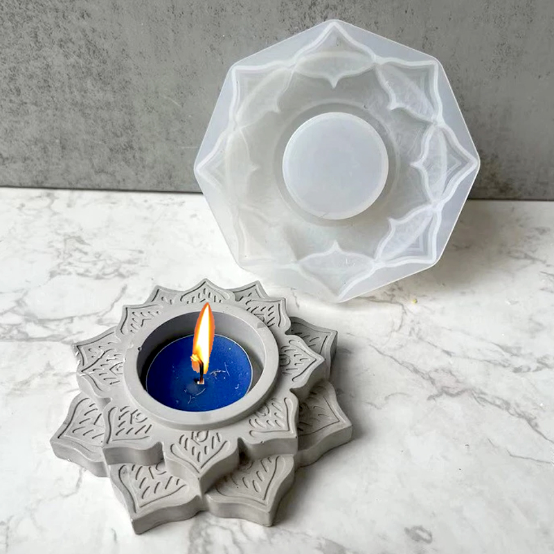 Concrete Candle Jar Silicone M - Candle Supplies Jars recension och pris