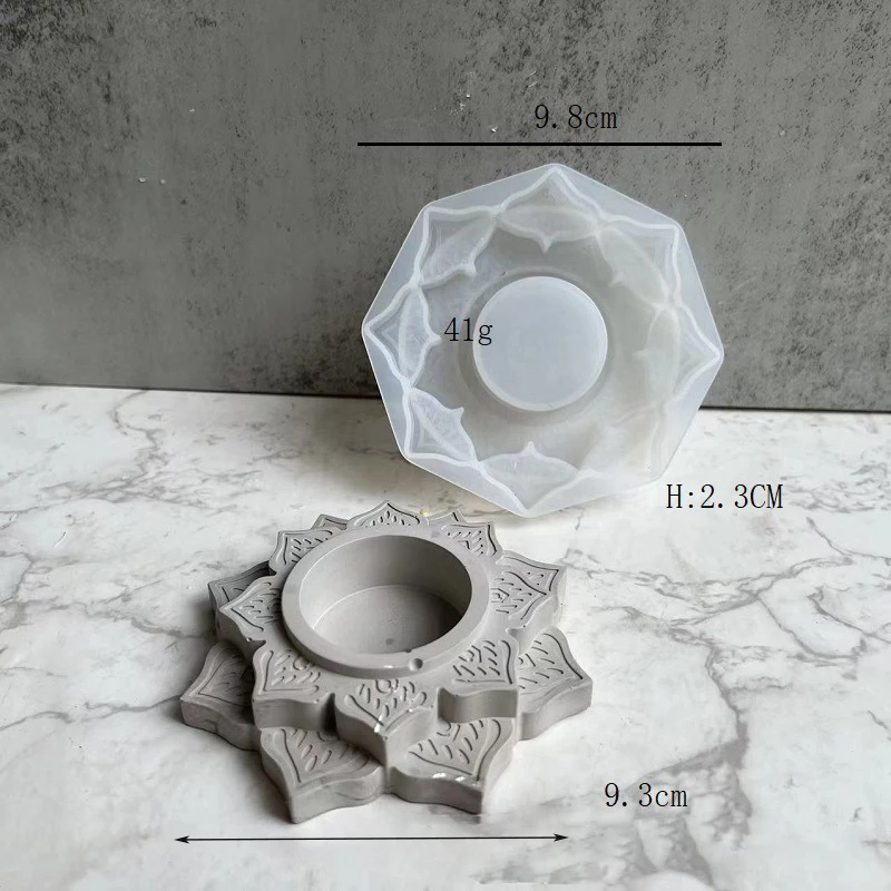 Concrete Candle Jar Silicone M - Candle Supplies Jars recension och pris