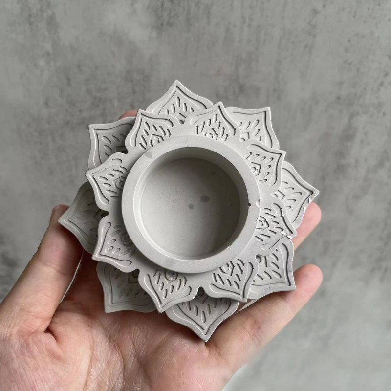 Concrete Candle Jar Silicone M - Candle Supplies Jars recension och pris
