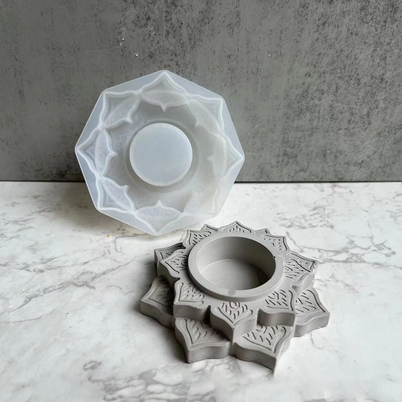 Concrete Candle Jar Silicone M - Candle Supplies Jars recension och pris