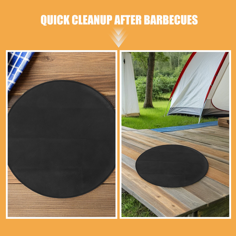 Round Fireproof Bbq Mat 24 Inc - Heat Resistant Mat recension och pris