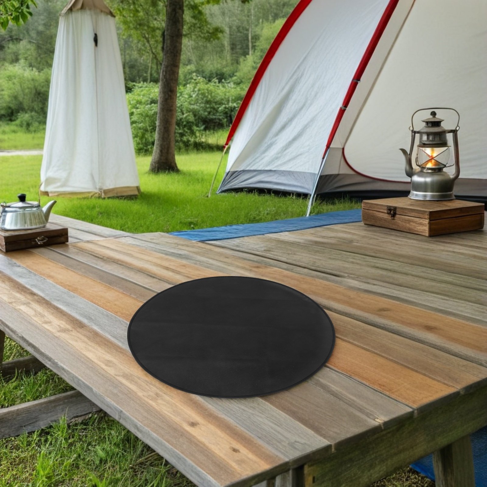 Round Fireproof Bbq Mat 24 Inc - Heat Resistant Mat recension och pris
