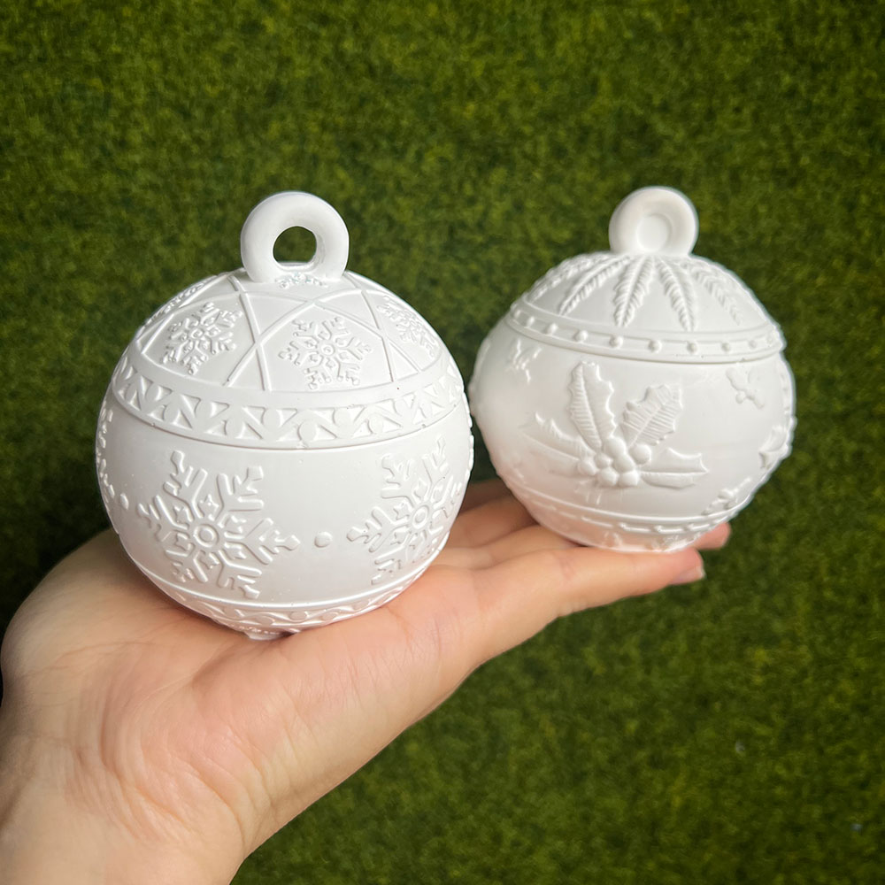 Christmas Round Ball Candle Ja - Candle Supplies Jars recension och pris