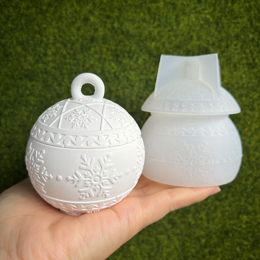 Christmas Round Ball Candle Ja - Candle Supplies Jars recension och pris