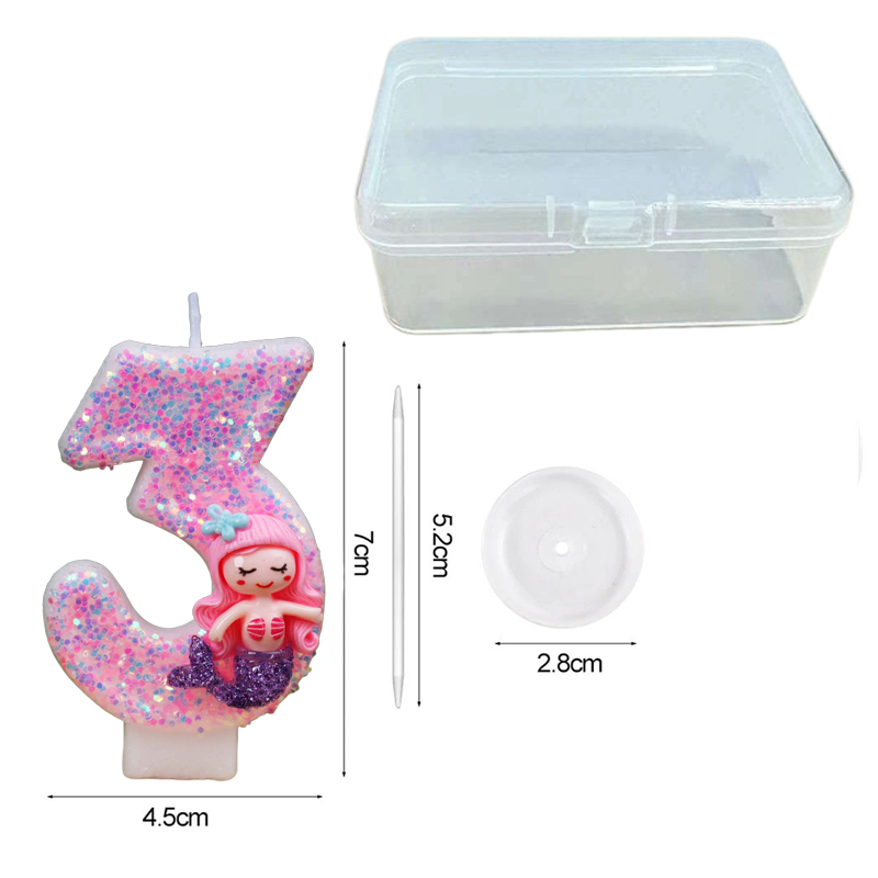 Creative Pink Mermaid 0-9 Digi - Candle Supplies Free Shipping recension och pris