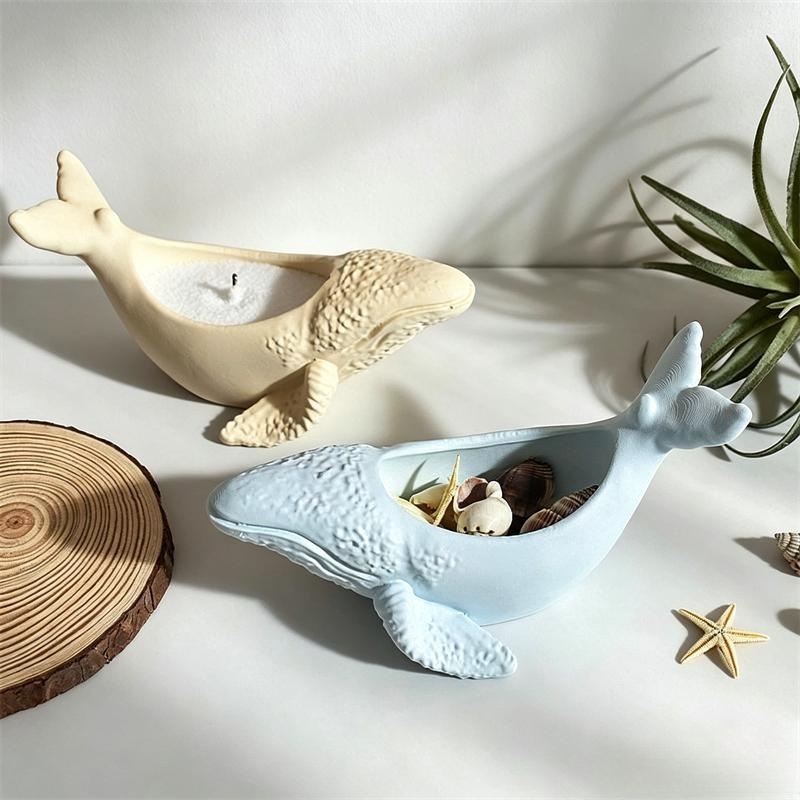Whale Shape Cement Flowerpot S - Candle Supplies Jars recension och pris