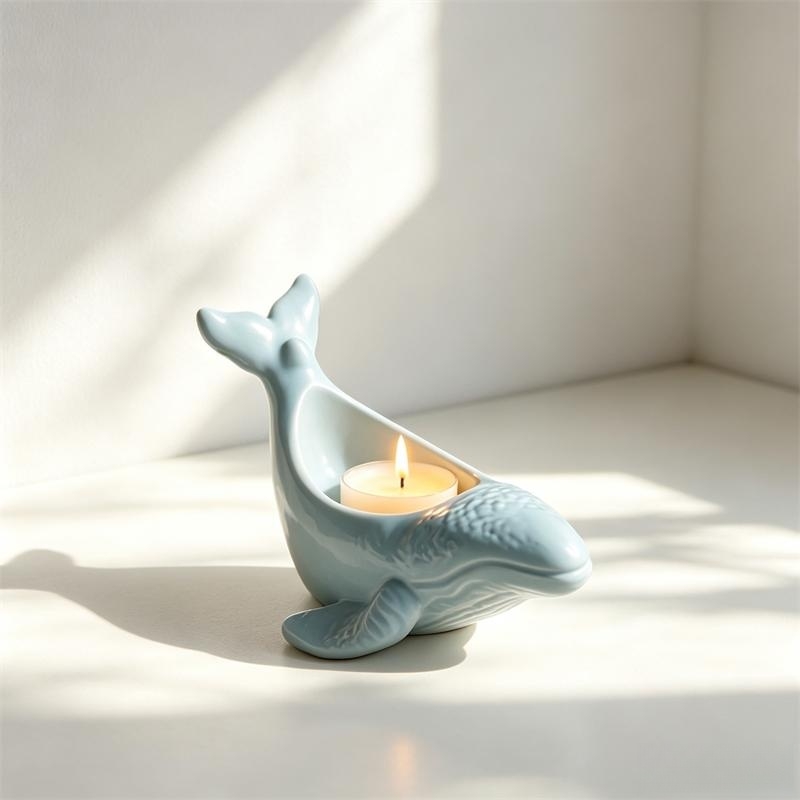 Whale Shape Cement Flowerpot S - Candle Supplies Jars recension och pris