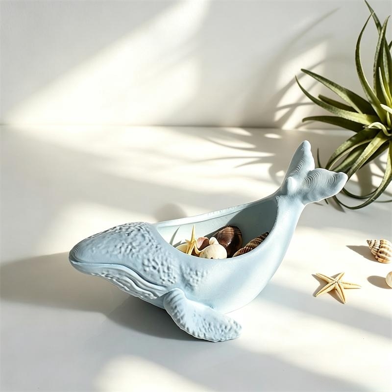 Whale Shape Cement Flowerpot S - Candle Supplies Jars recension och pris