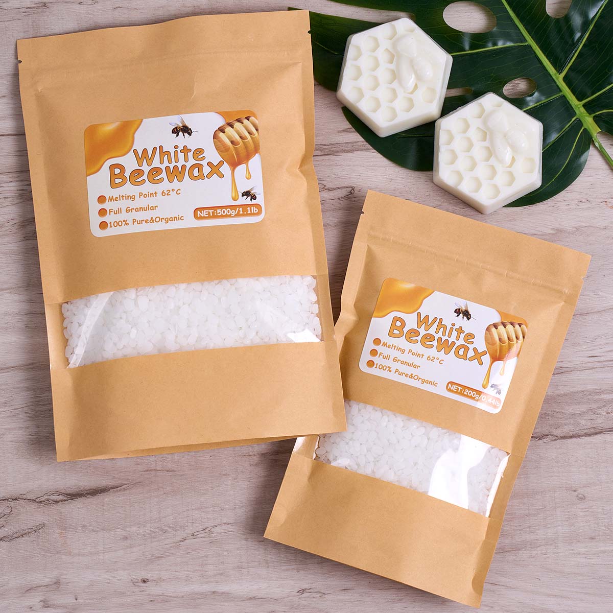 1000g White Beeswax DIY Candle - Candle Supplies Bulk recension och pris