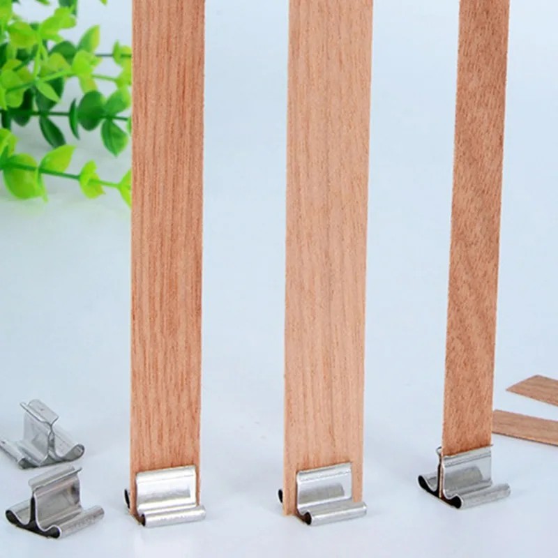 50/100 set wooden candle wicks - Candle Supplies Jars recension och pris