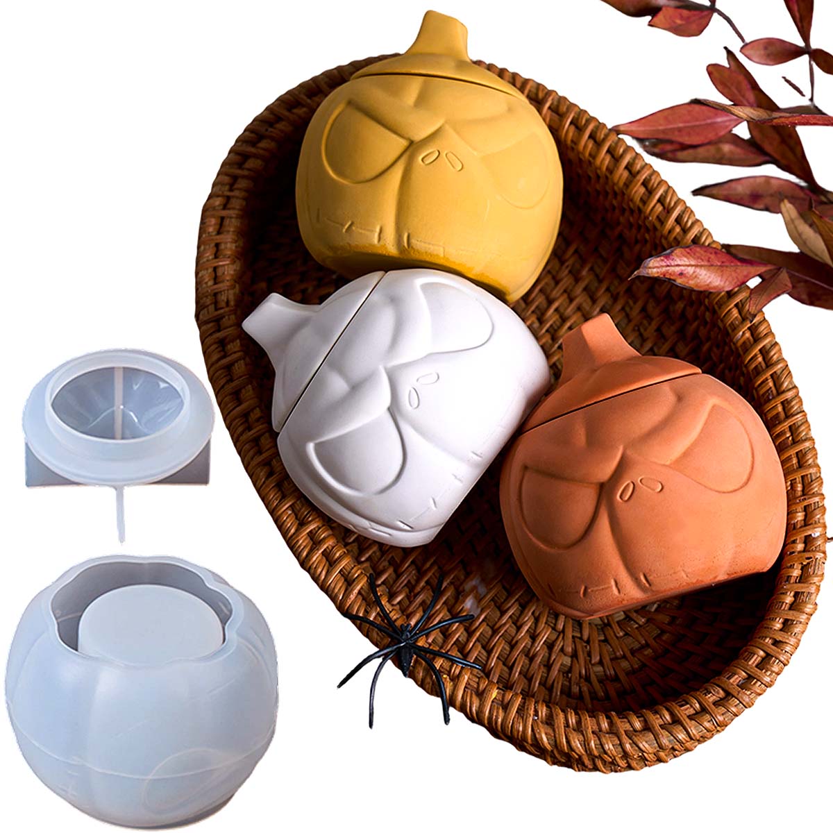 Ghost Face Candle Jar Silicone - Candle Supplies Jars recension och pris