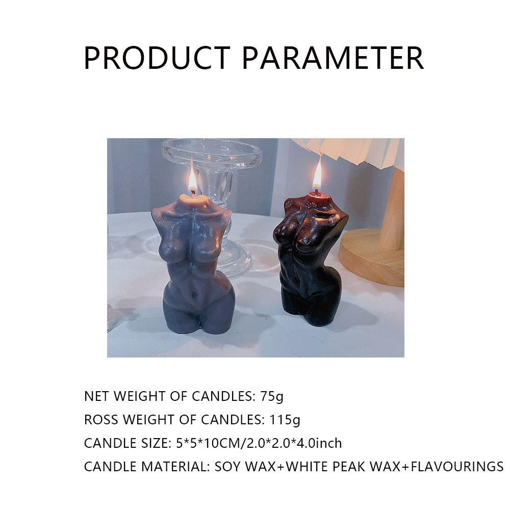 Female Torso Body Shape Scente - Candle Supplies Free Shipping recension och pris