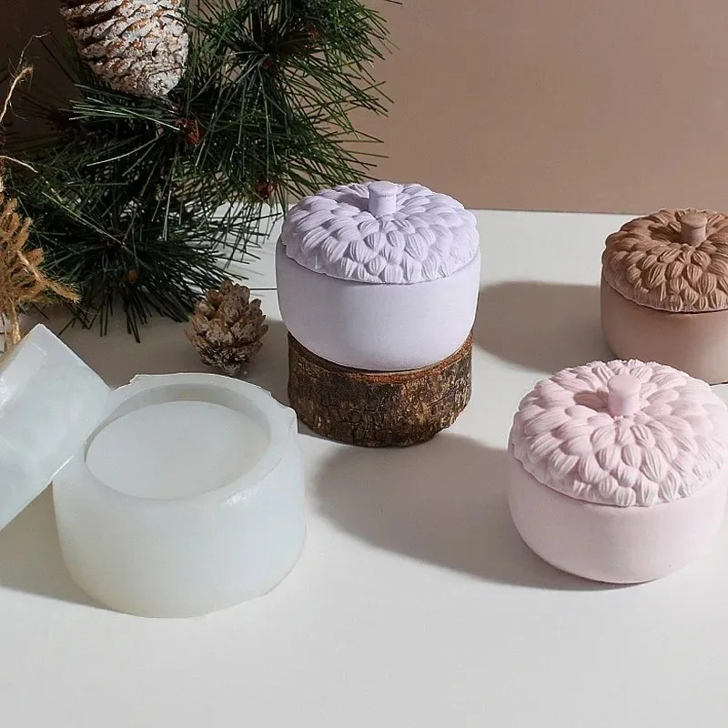christmas pinecone shape silic - Candle Supplies Jars recension och pris