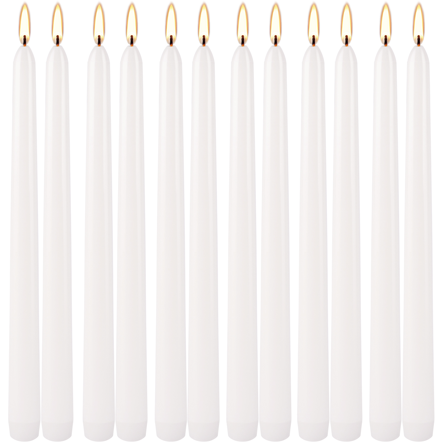 12-Pack of 10inch White Stick  - Candle Supplies Bulk recension och pris
