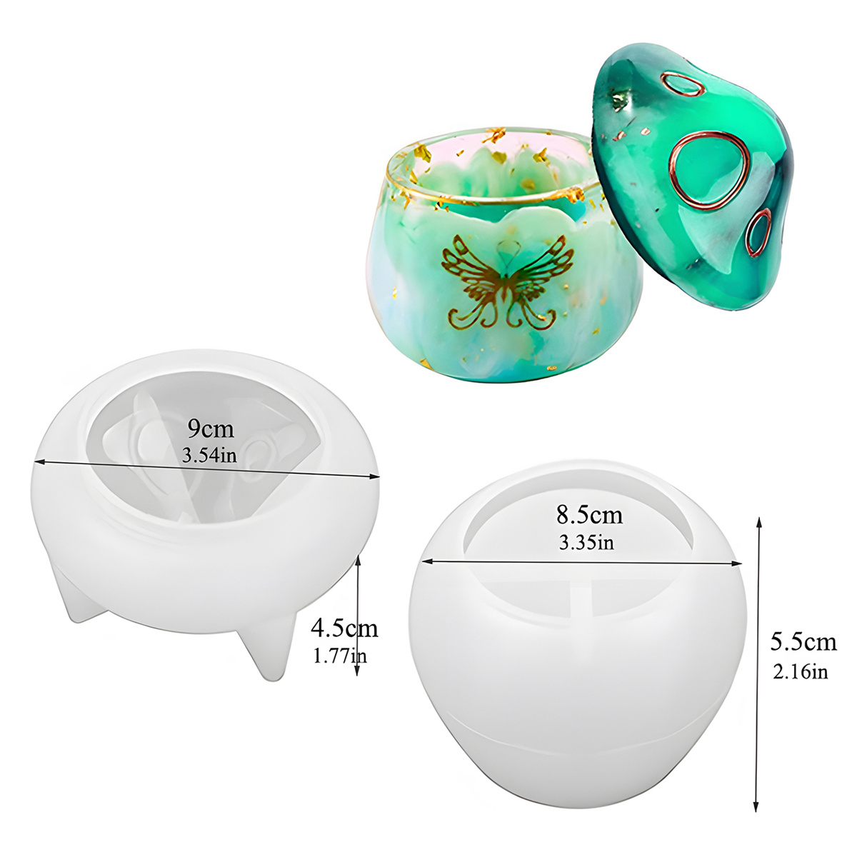 Mushroom House Jewelry Storage - Candle Supplies Jars recension och pris