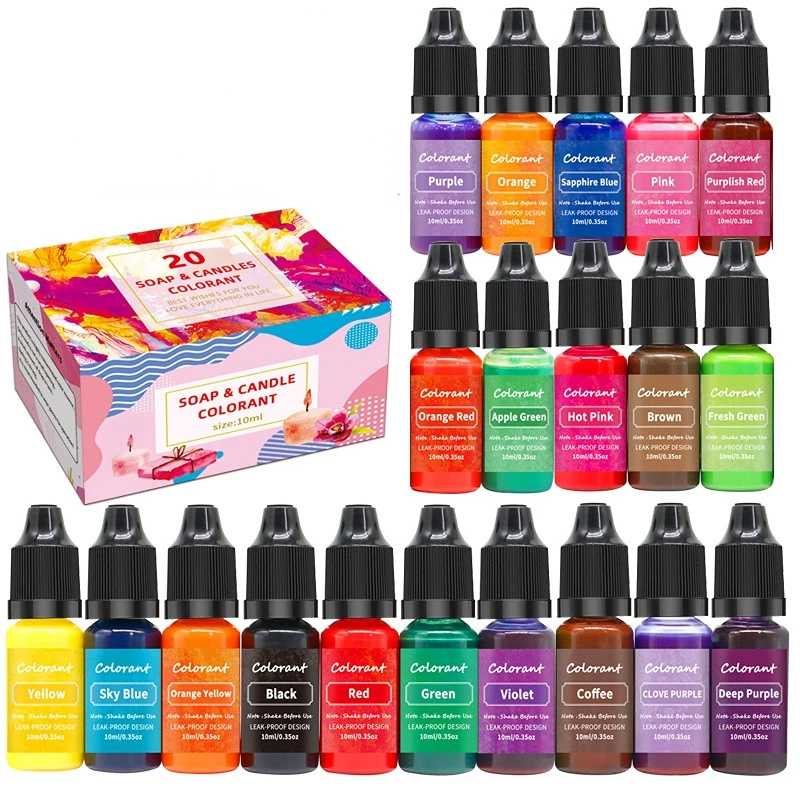 20 Colors High Concentration H - Candle Supplies Bulk recension och pris