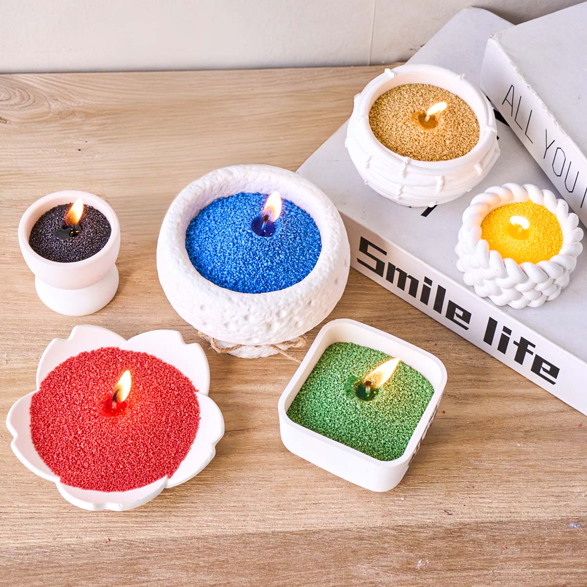 500g Colorful Granular Pearl W - Candle Supplies Bulk recension och pris